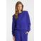Anytime sweater met schoudervulling blauw