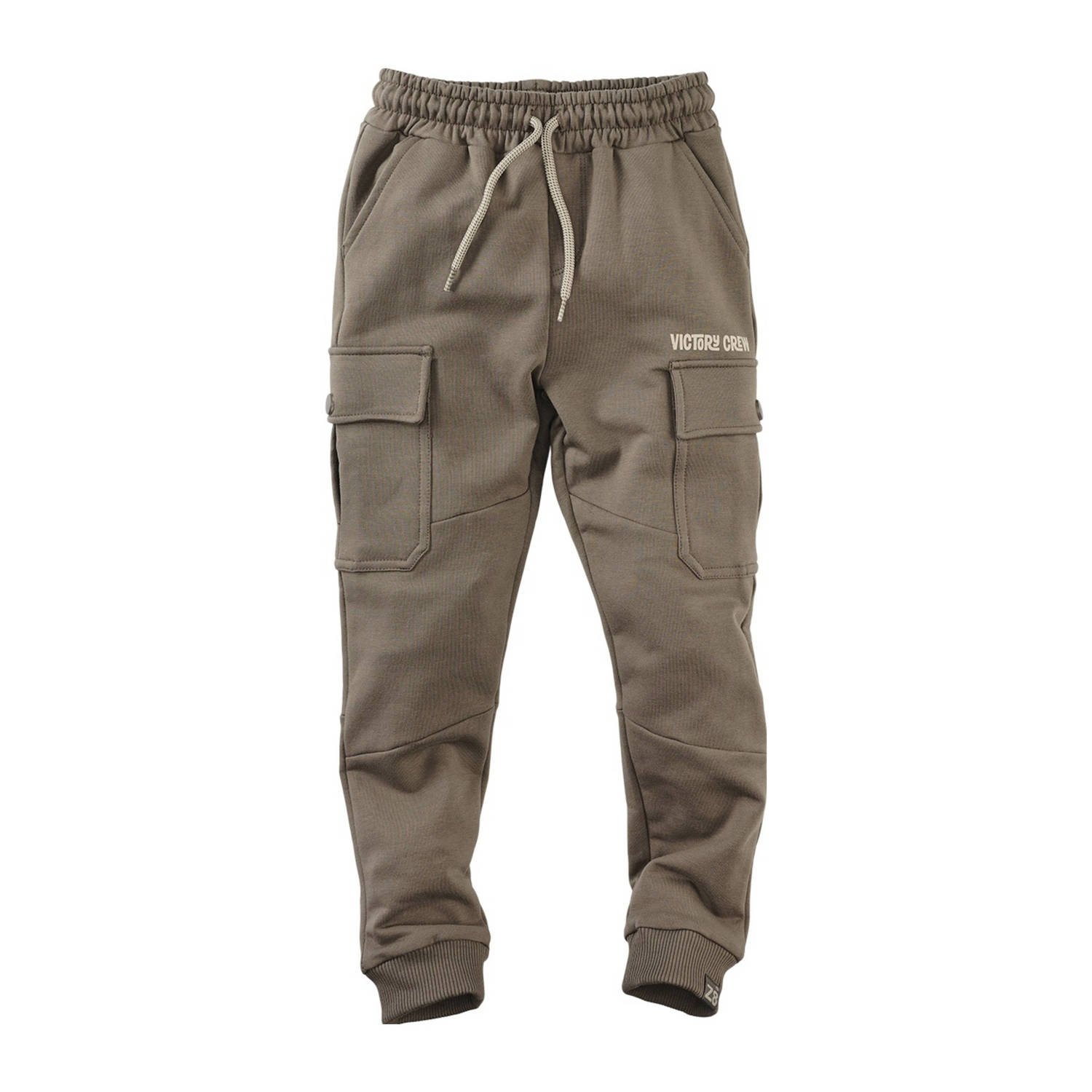 Z8 kids regular fit cargo broek Cooper taupe