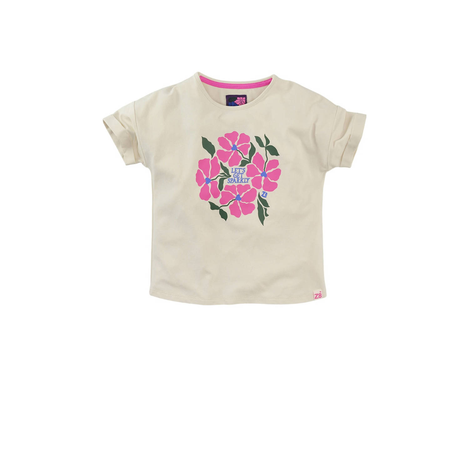 Z8 T-shirt Noleste beige roze