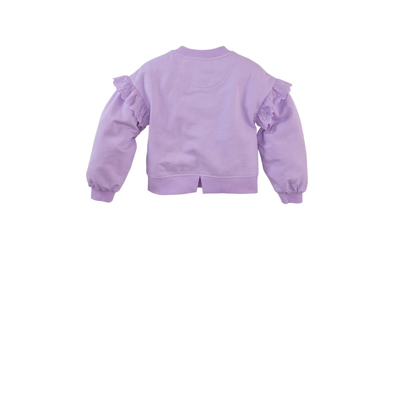 Z8 sweater Mari met ruches lila