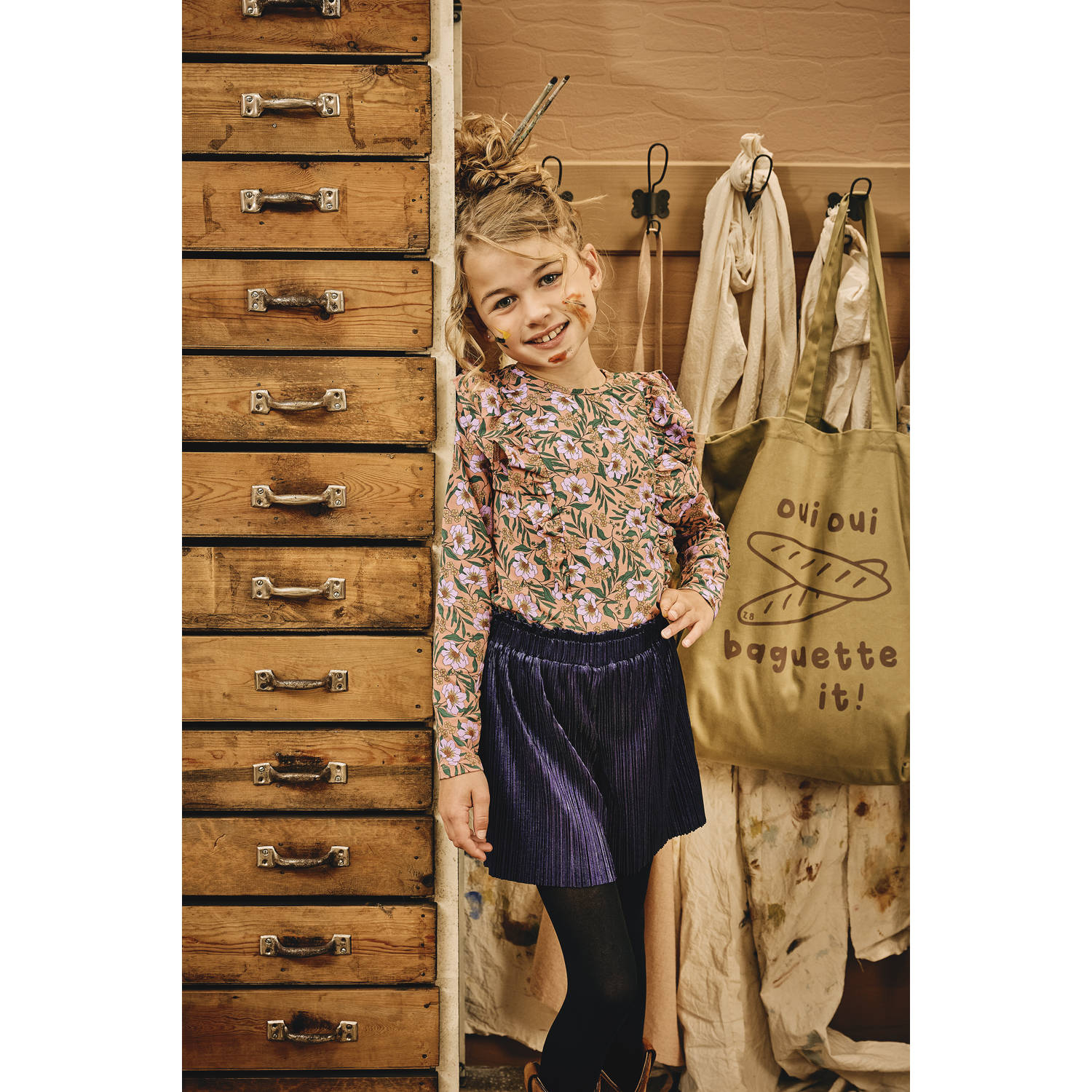 Z8 korte broek Frenchy paars
