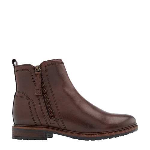 5th Avenue leren enkellaarzen bruin afbeelding