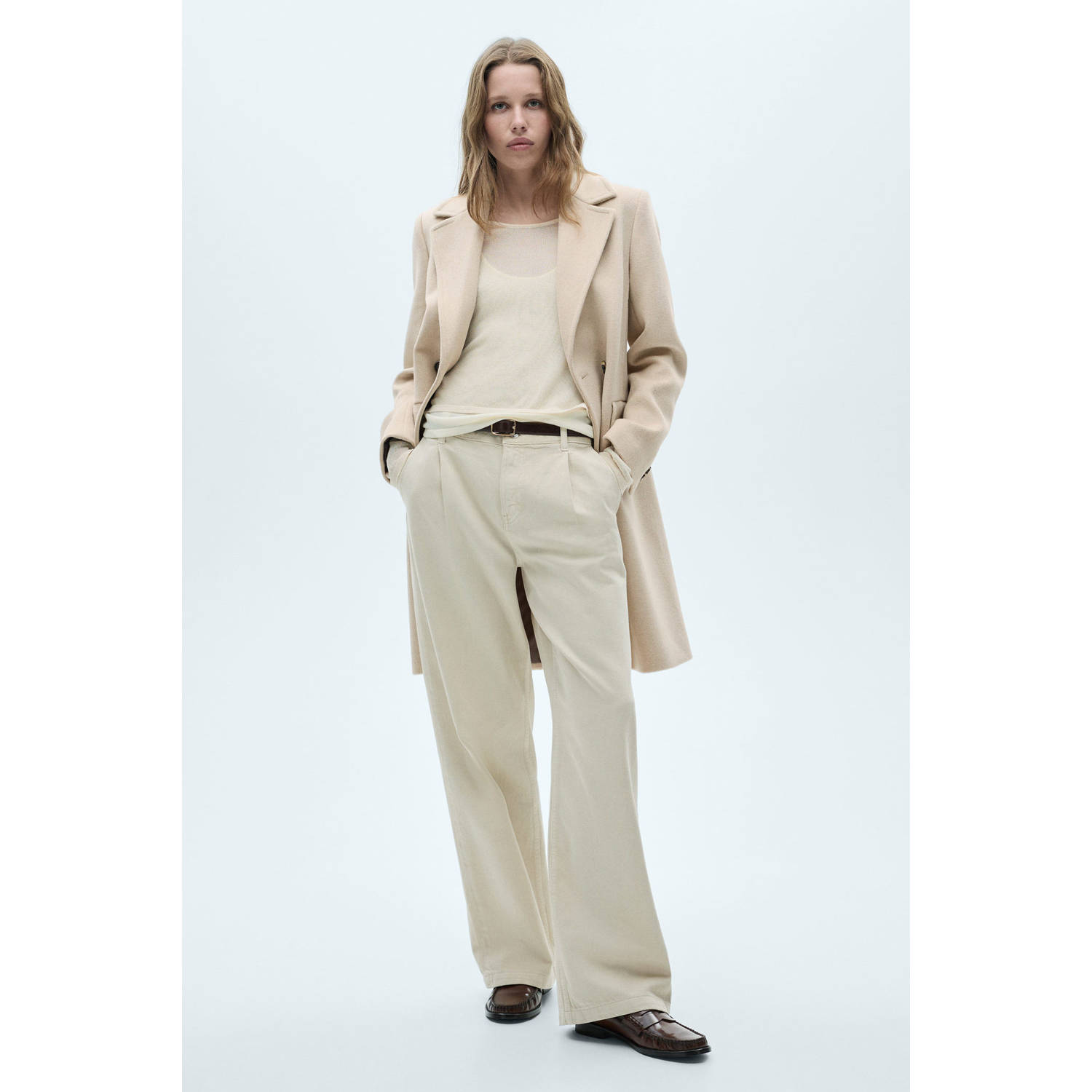 Mango jas beige