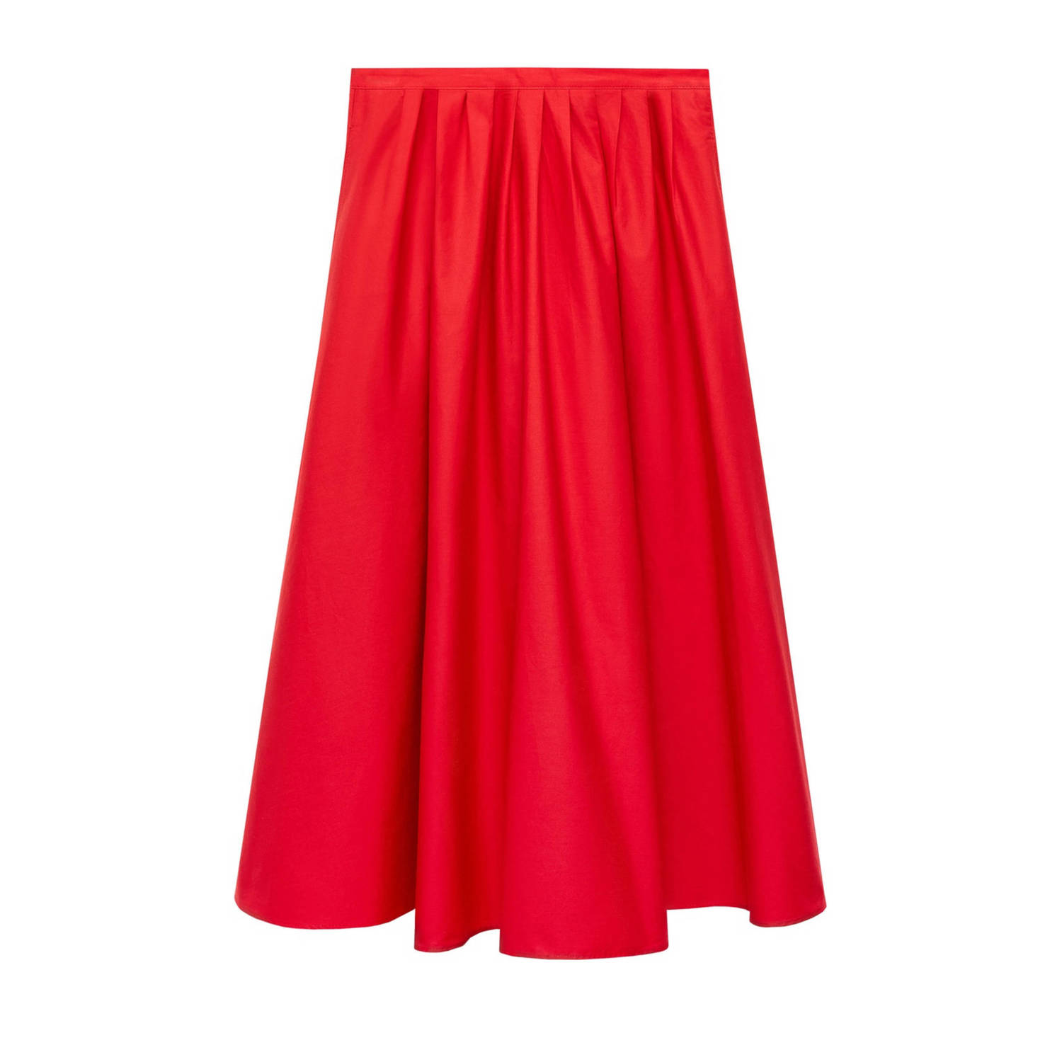 Mango midi rok rood