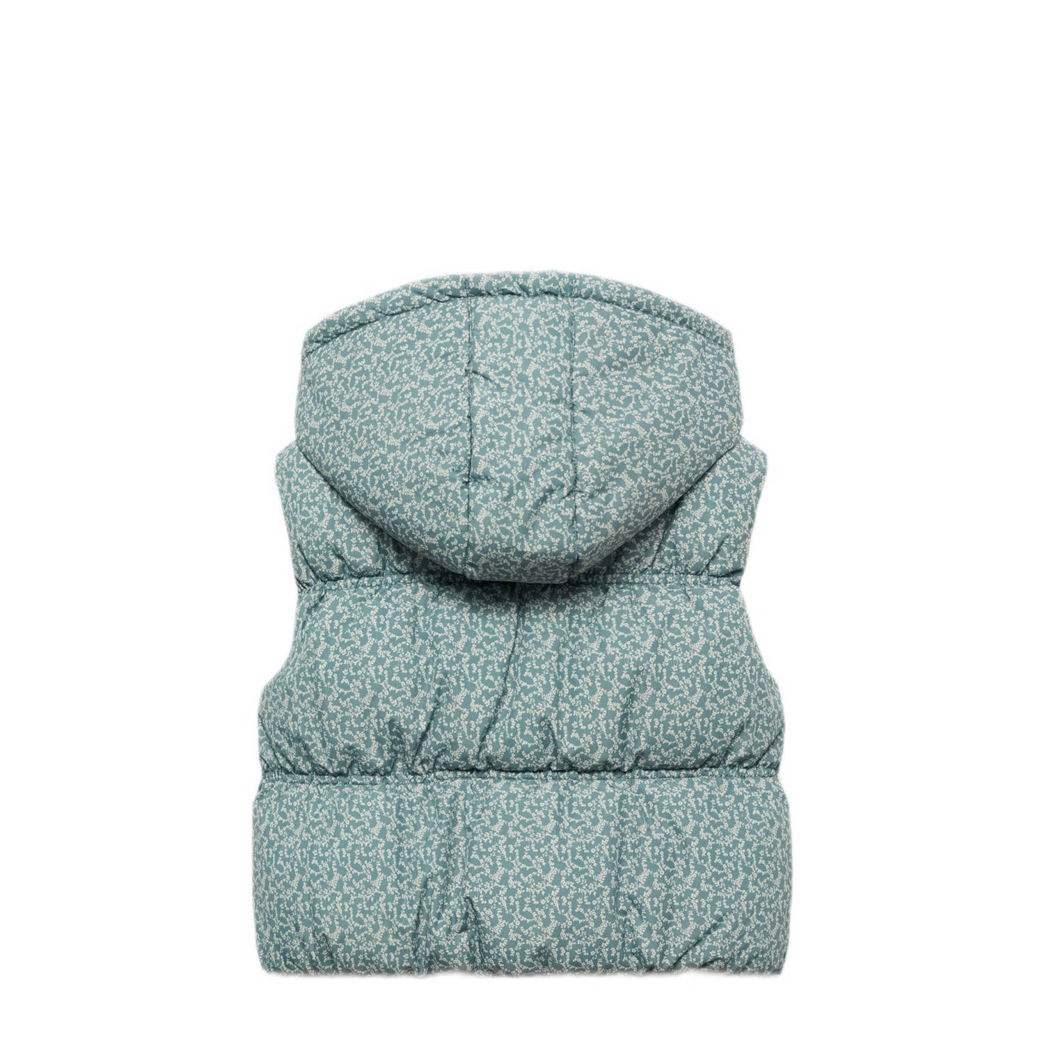 Mango Kids bodywarmer met all over print groen