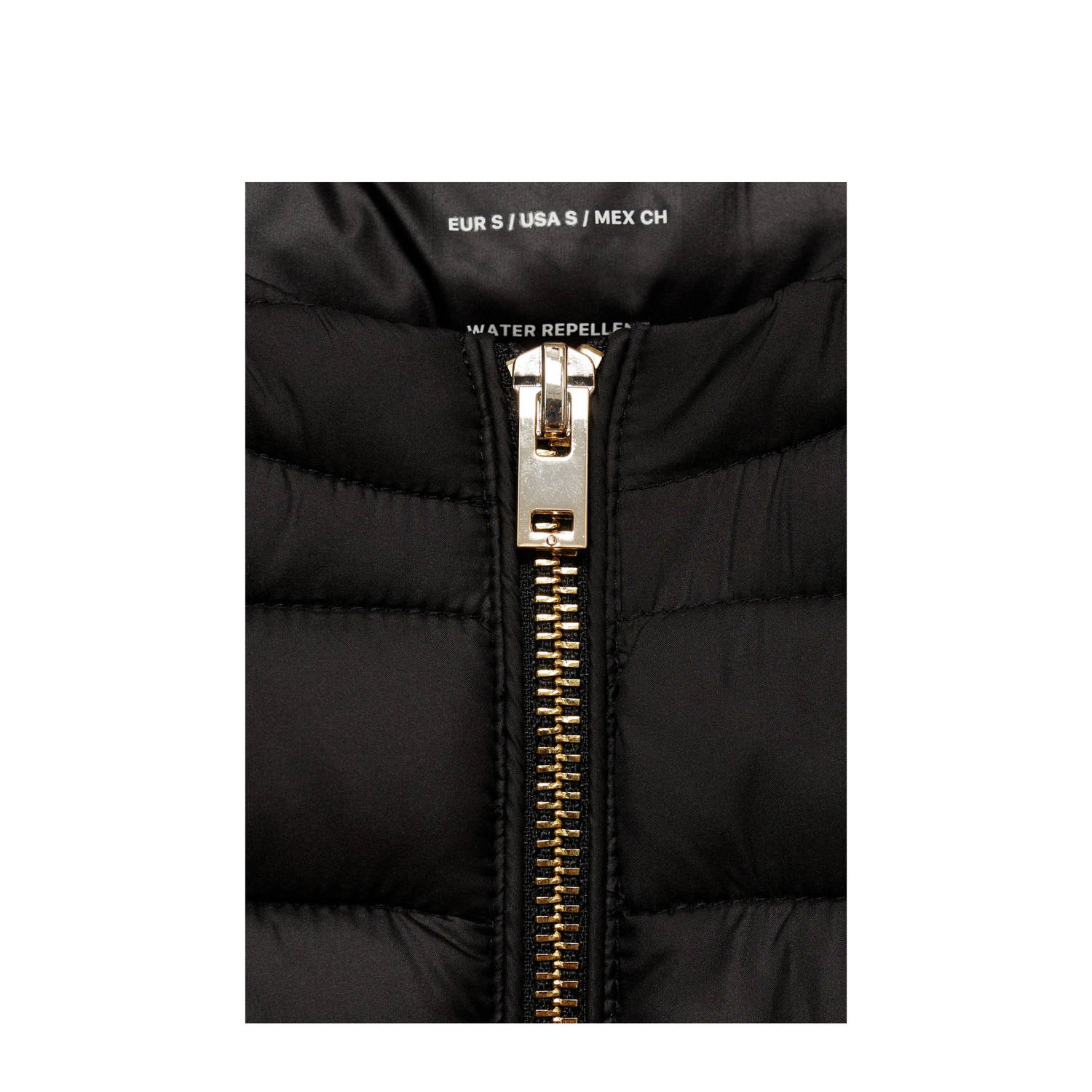 Mango gewatteerde bodywarmer zwart