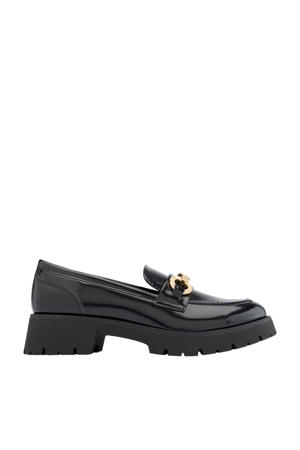 chunky loafers zwart