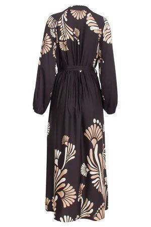 Smashed Lemon maxi blousejurk met grafische print en ceintuur zwart/zand | wehkamp Smashed Lemon maxi blousejurk met grafische print en ceintuur zwart/zand | wehkamp