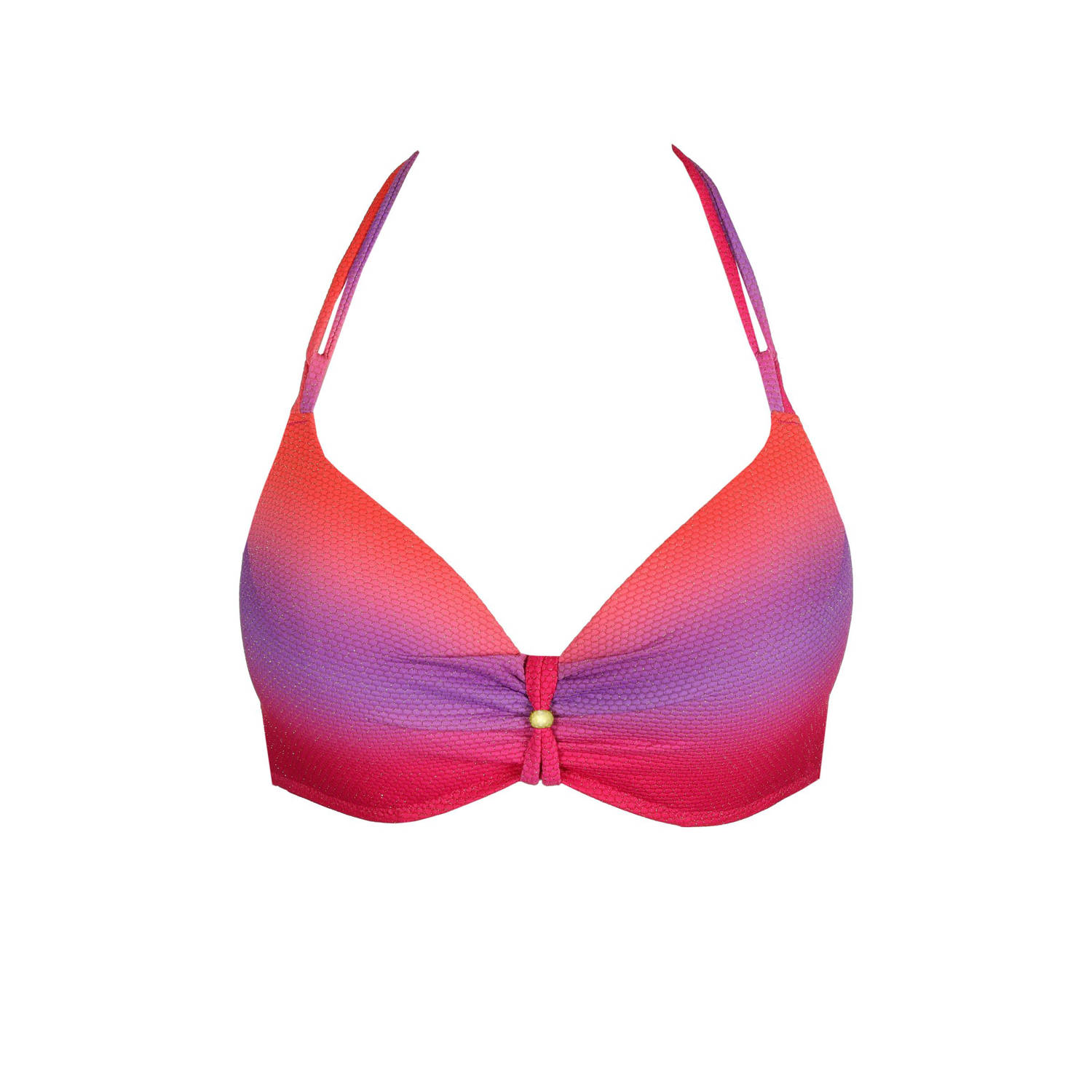 Marie Jo voorgevormde beugel bikinitop Nusa Dua rood roze paars