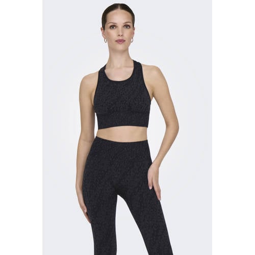 Wehkamp ONLY PLAY sporttop ONPDAISY-2-BETTY panterprint aanbieding