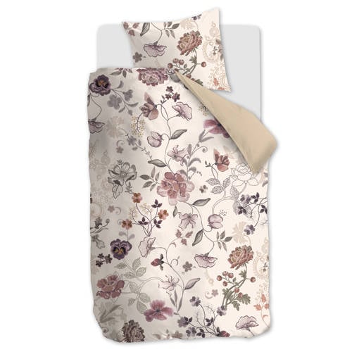 Beddinghouse katoen satijnen dekbedovertrek 1-persoons (140x220 cm) - Wit