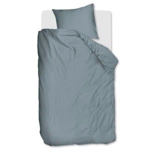 lyocell dekbedovertrek 1-persoons blauw (140x220 cm)