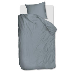 lyocell dekbedovertrek 1-persoons blauw (140x220 cm)