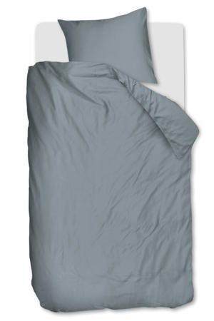 lyocell dekbedovertrek 1-persoons blauw (140x220 cm)