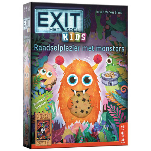 Wehkamp 999 Games EXIT - Kids Raadselplezier met Monsters aanbieding