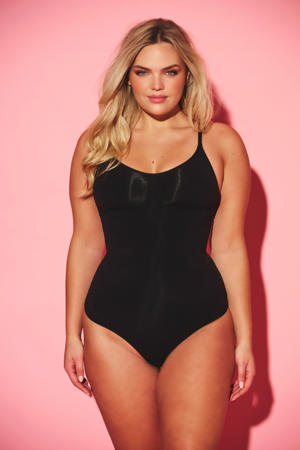 medium corrigerende stringbody zwart