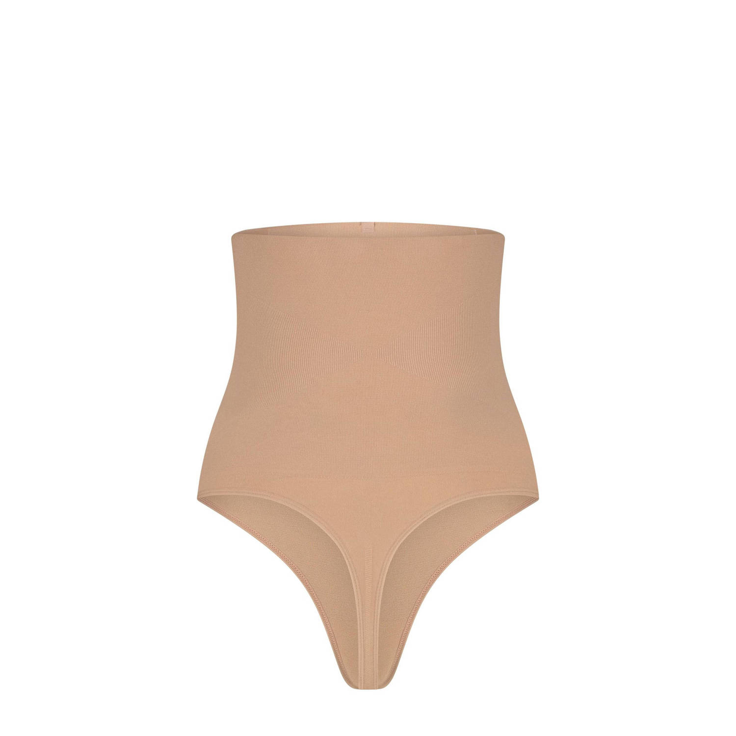 NIKKIE medium corrigerende high waist string beige