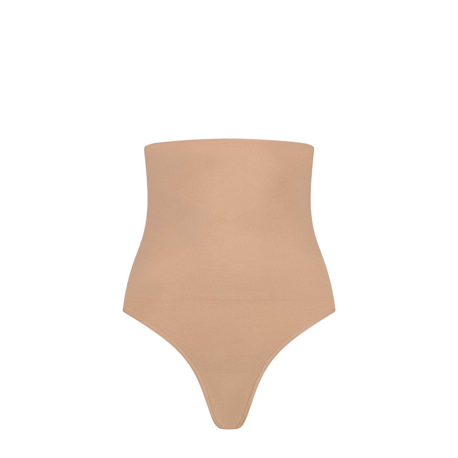 NIKKIE medium corrigerende high waist string beige