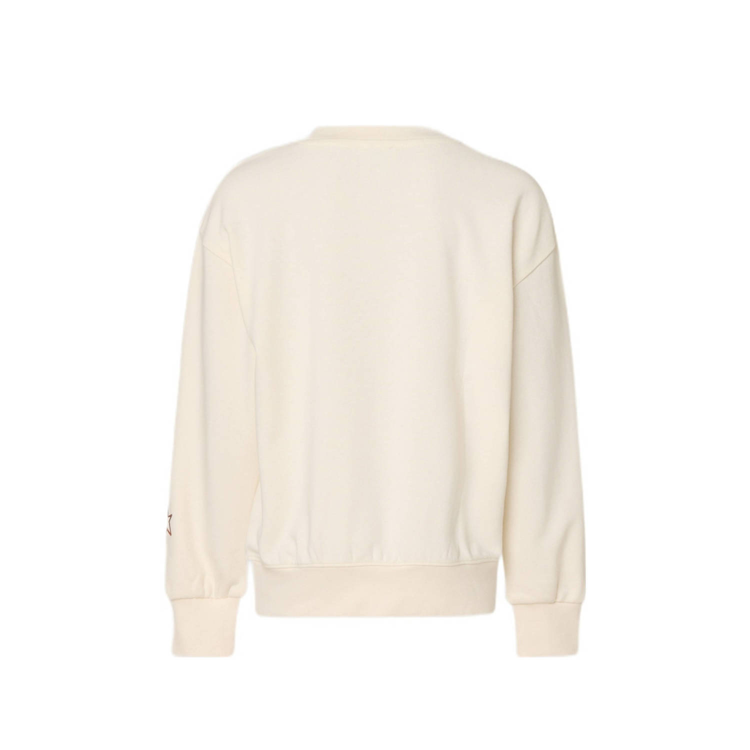 Shoeby sweater met grafische print ecru