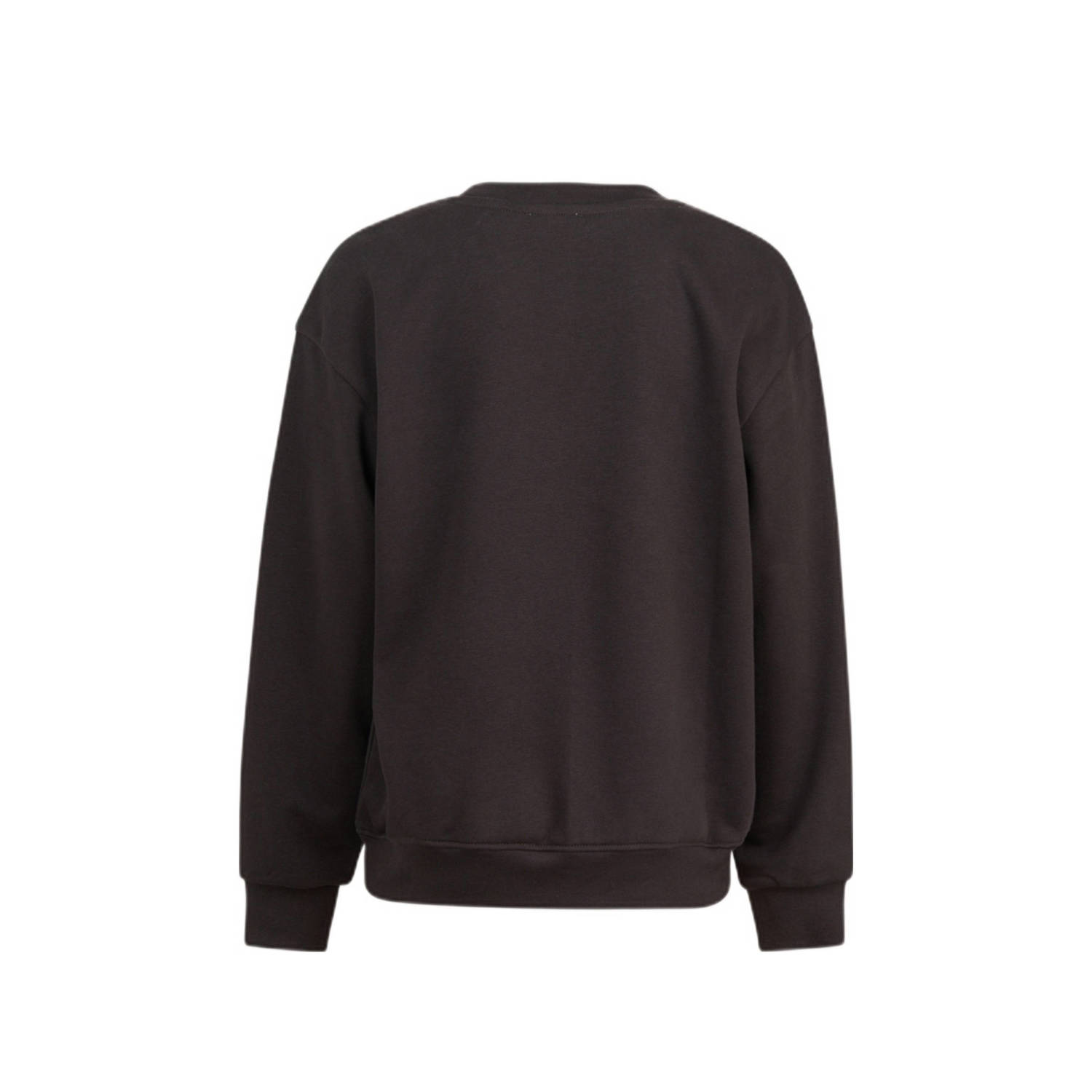 Shoeby sweater met grafische print antraciet