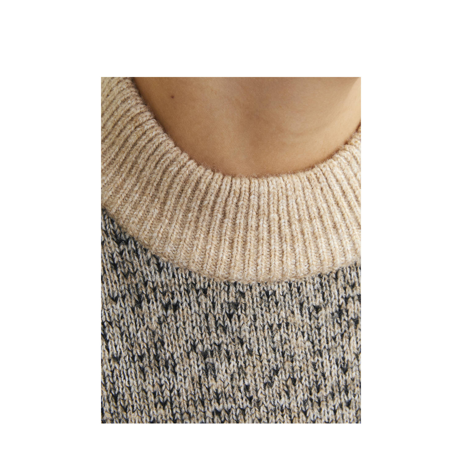 JACK & JONES JUNIOR gebreide trui blauw