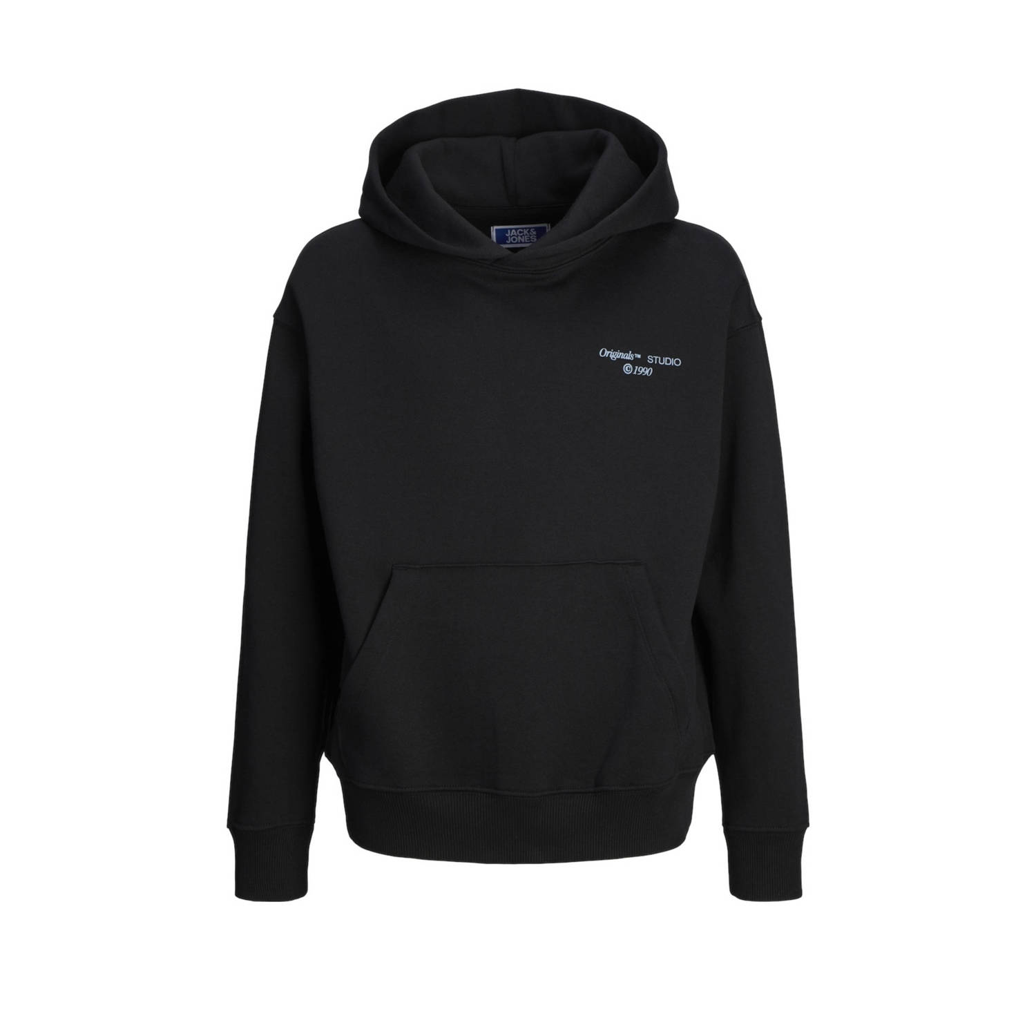 JACK & JONES JUNIOR sweater JORNOHO met backprint zwart