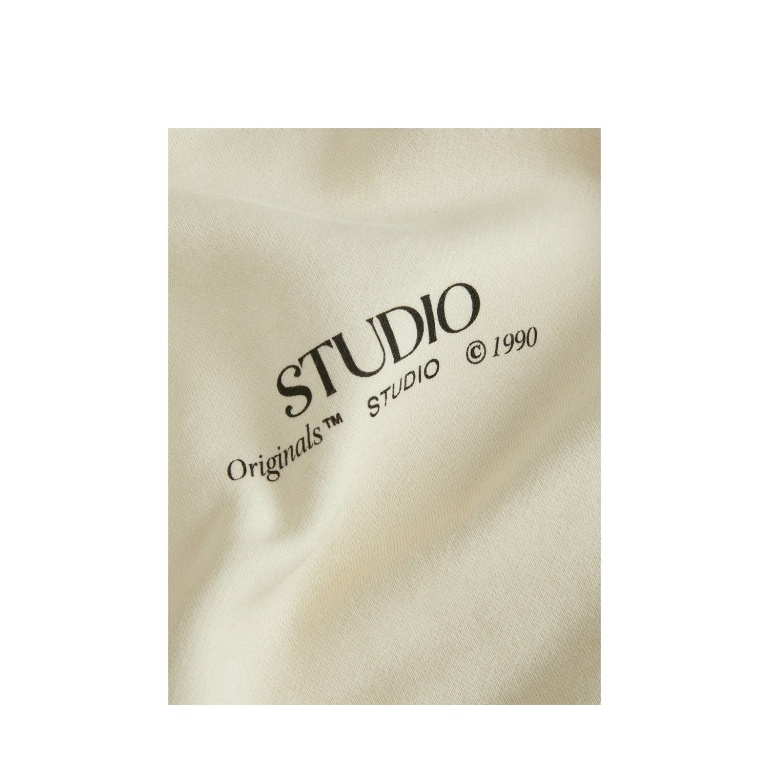 JACK & JONES JUNIOR sweater JORBROOKLYN met backprint ecru
