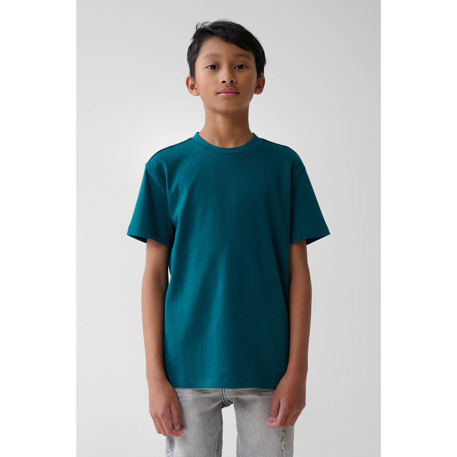 Shoeby T-shirt donkergroen