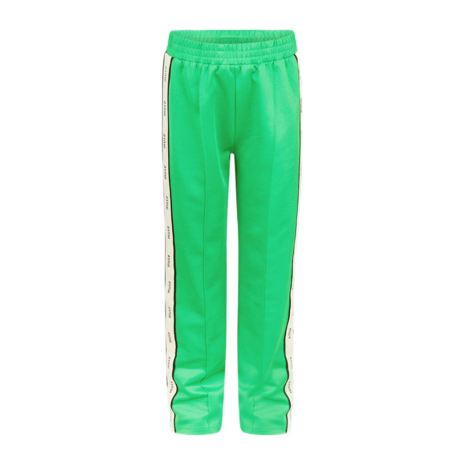 Shoeby straight fit broek groen Meisjes Polyester Effen 170 176