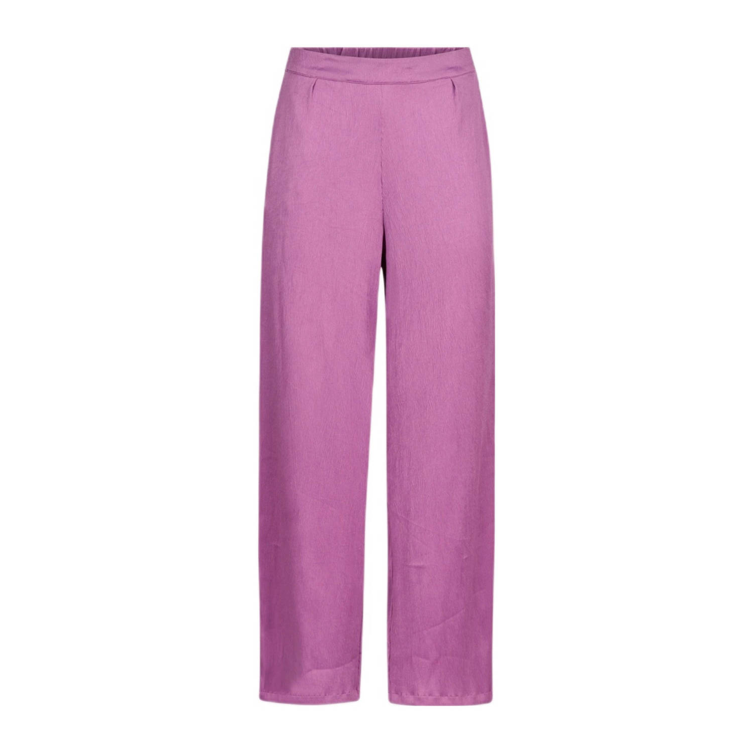 Shoeby high waist wide leg broek roze