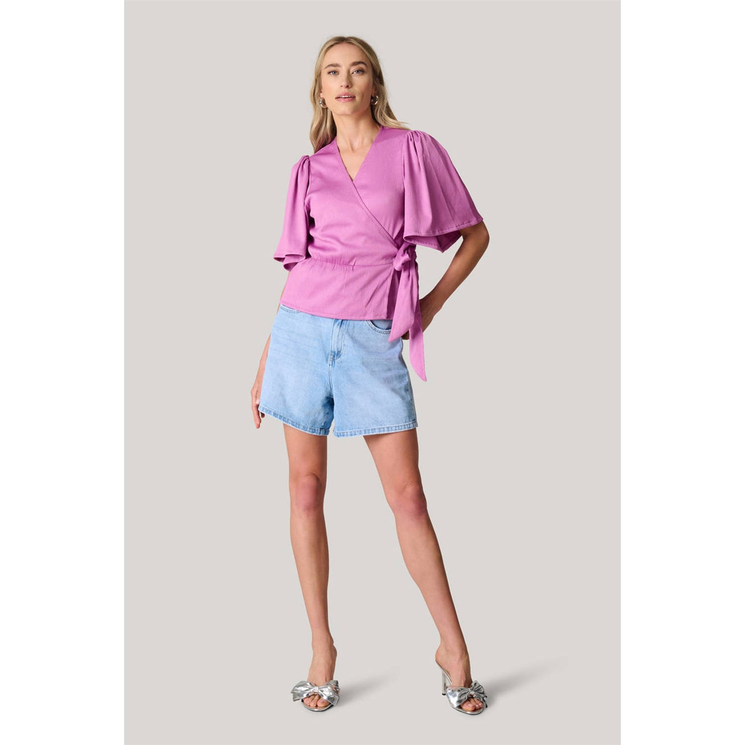 Shoeby overslag top roze