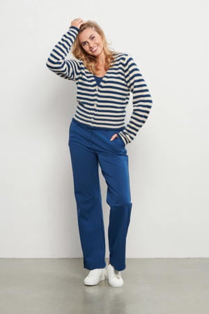 straight fit broek PATRICE TRAVEL blauw