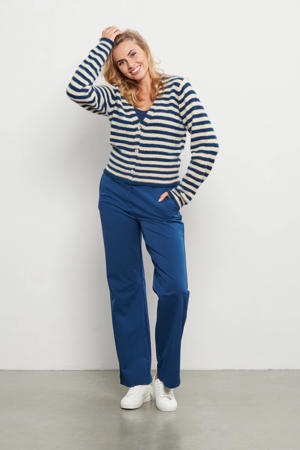 straight fit broek PATRICE TRAVEL blauw