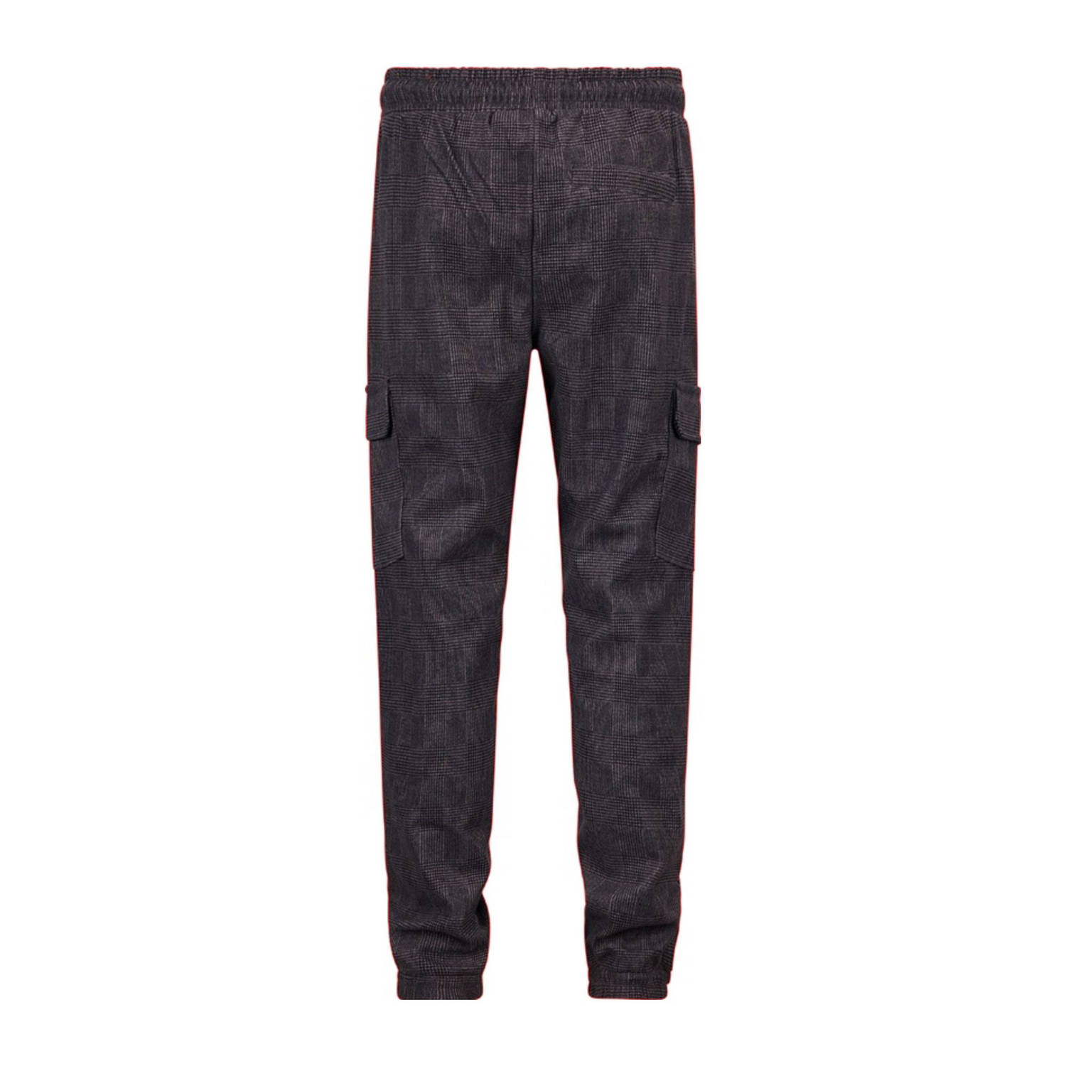 Retour Jeans tapered cargo broek grijs