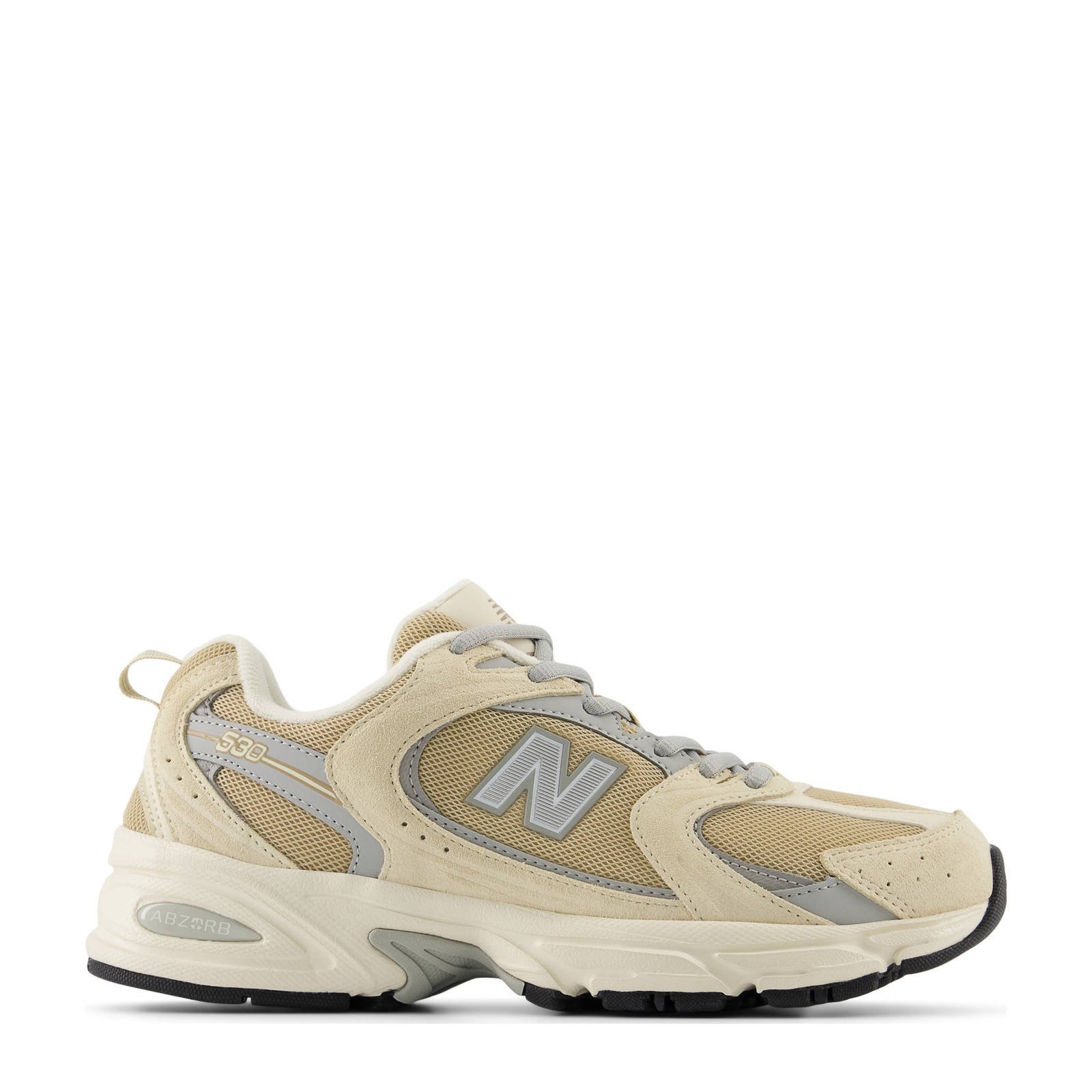 New Balance 530 sneakers zand ecru zilvergrijs wehkamp