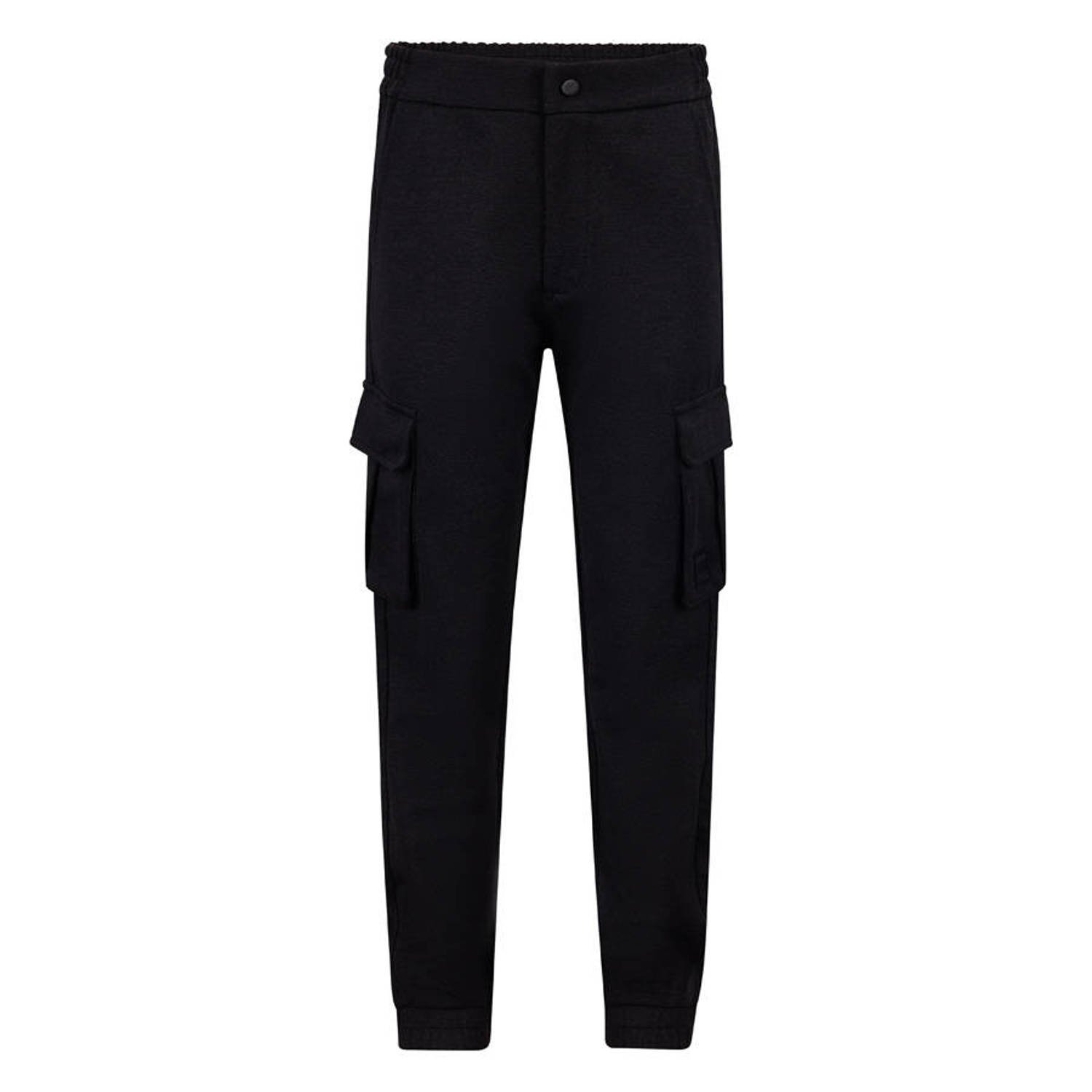 Retour Jeans tapered cargo broek grijs