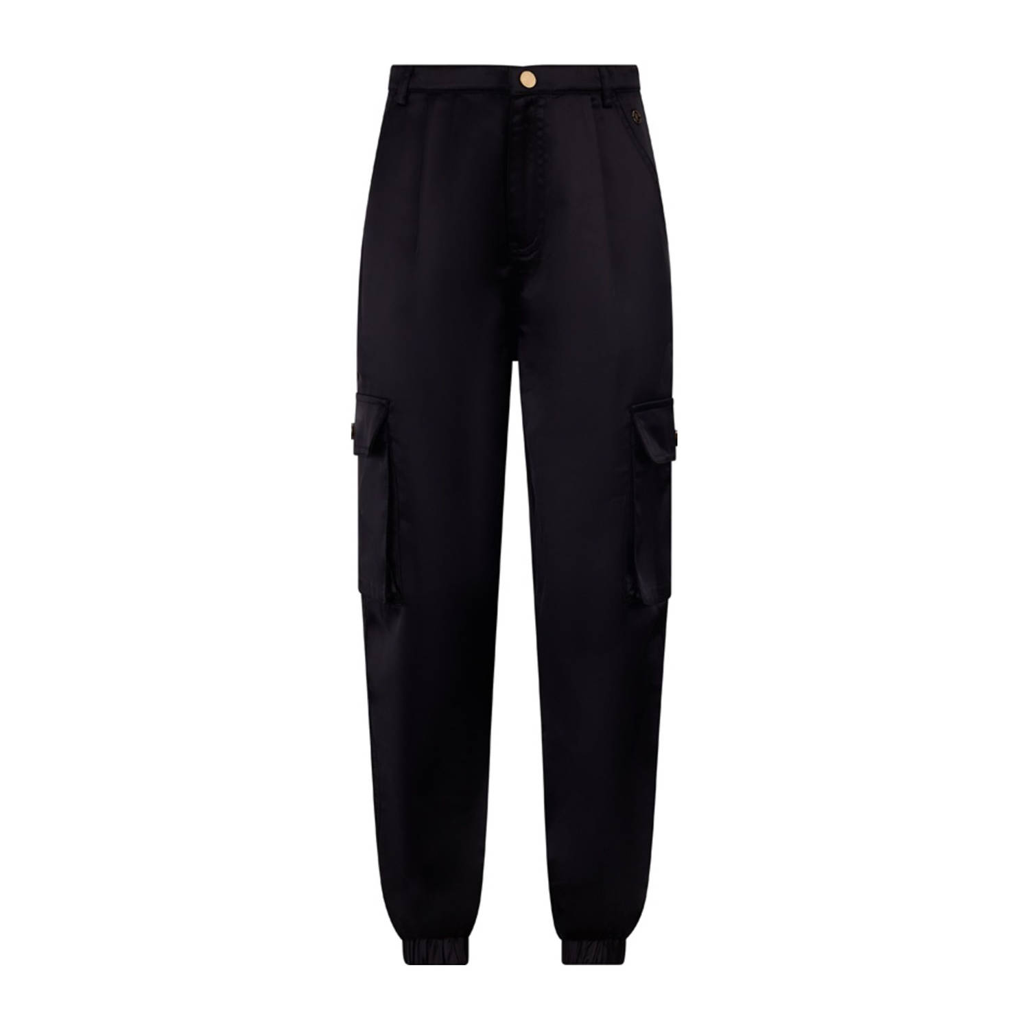 Retour Jeans loose cargo broek zwart