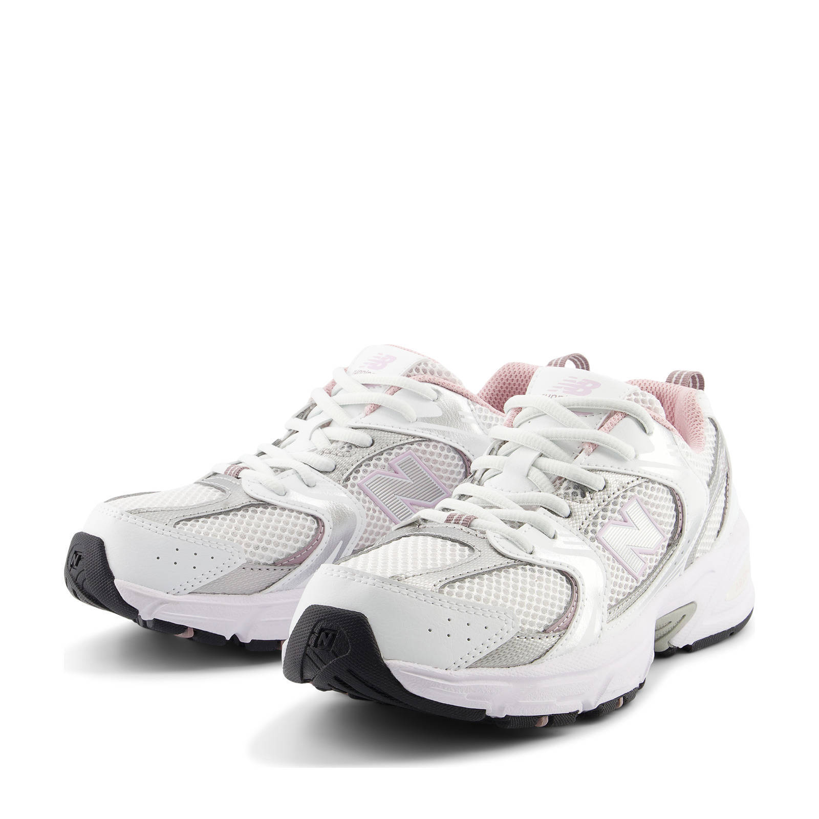 New Balance 530 sneakers wit/lichtroze/zilvergrijs | wehkamp