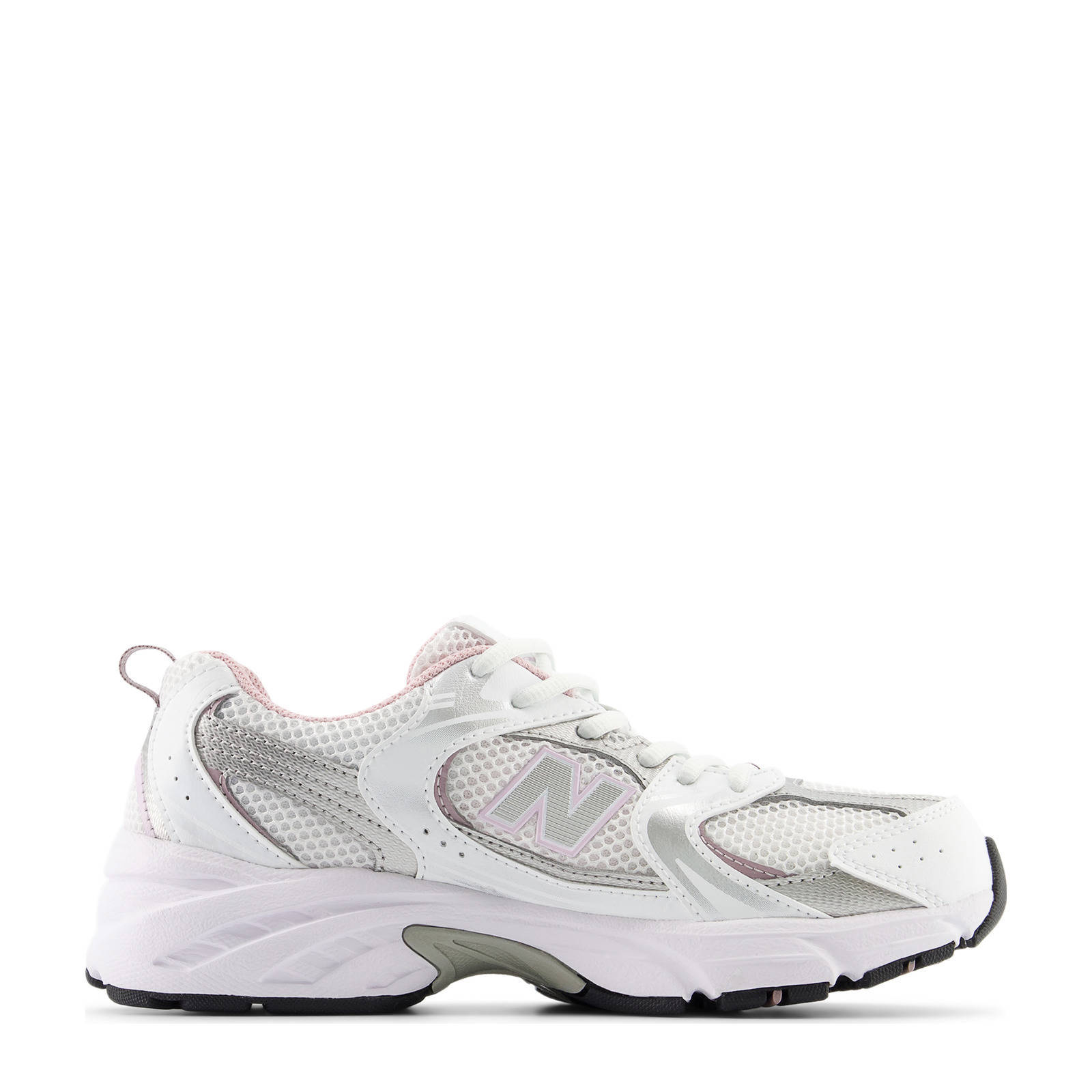 New Balance 530 sneakers wit/lichtroze/zilvergrijs | wehkamp
