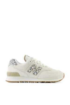 574 sneakers ecru/blauw