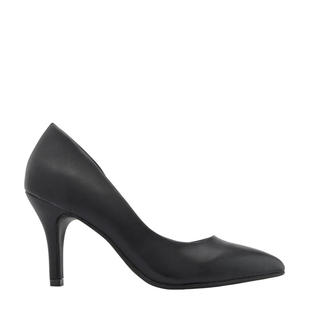 Zwarte dames Graceland pumps van imitatieleer