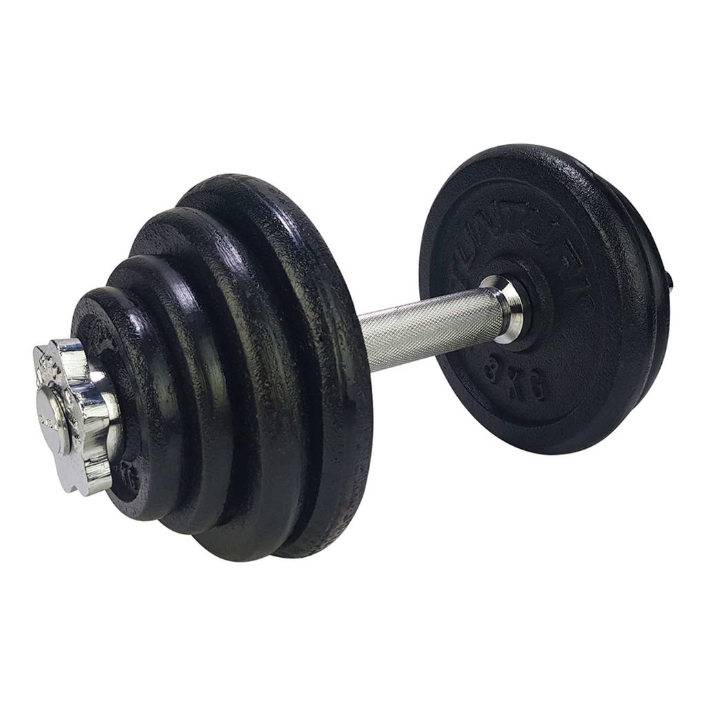 Tunturi dumbbell gietijzer 15kg