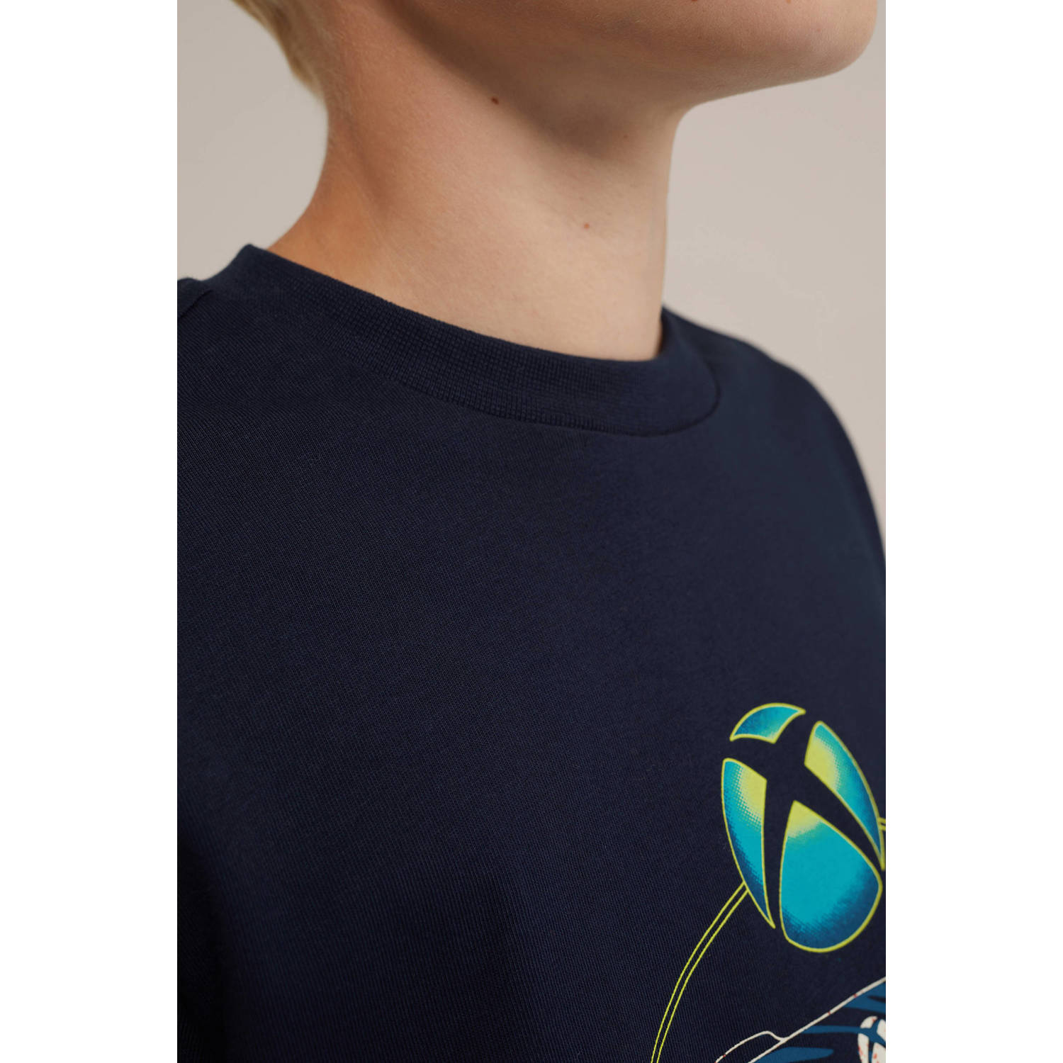 WE Fashion sweater donkerblauw