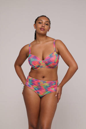 bikinibroekje Cairo met lurex fuchsia/multi