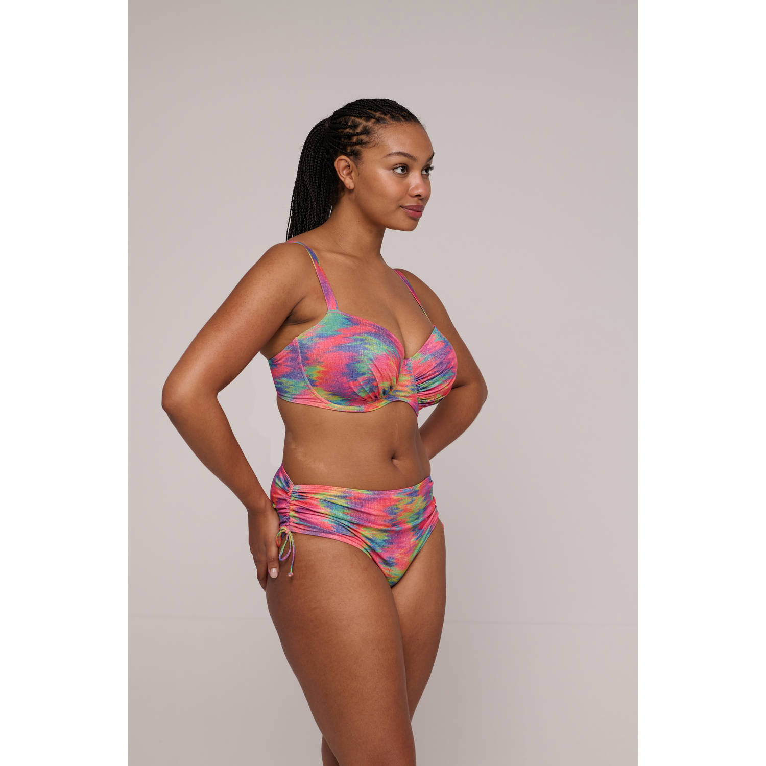 PrimaDonna bikinibroekje Cairo met lurex fuchsia multi