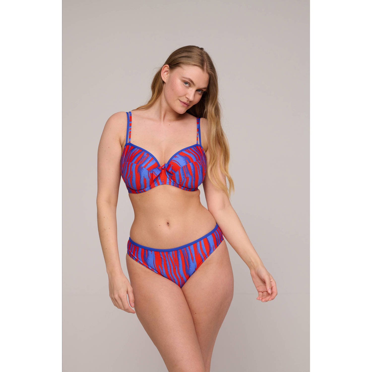PrimaDonna bikinibroekje Skudai blauw rood
