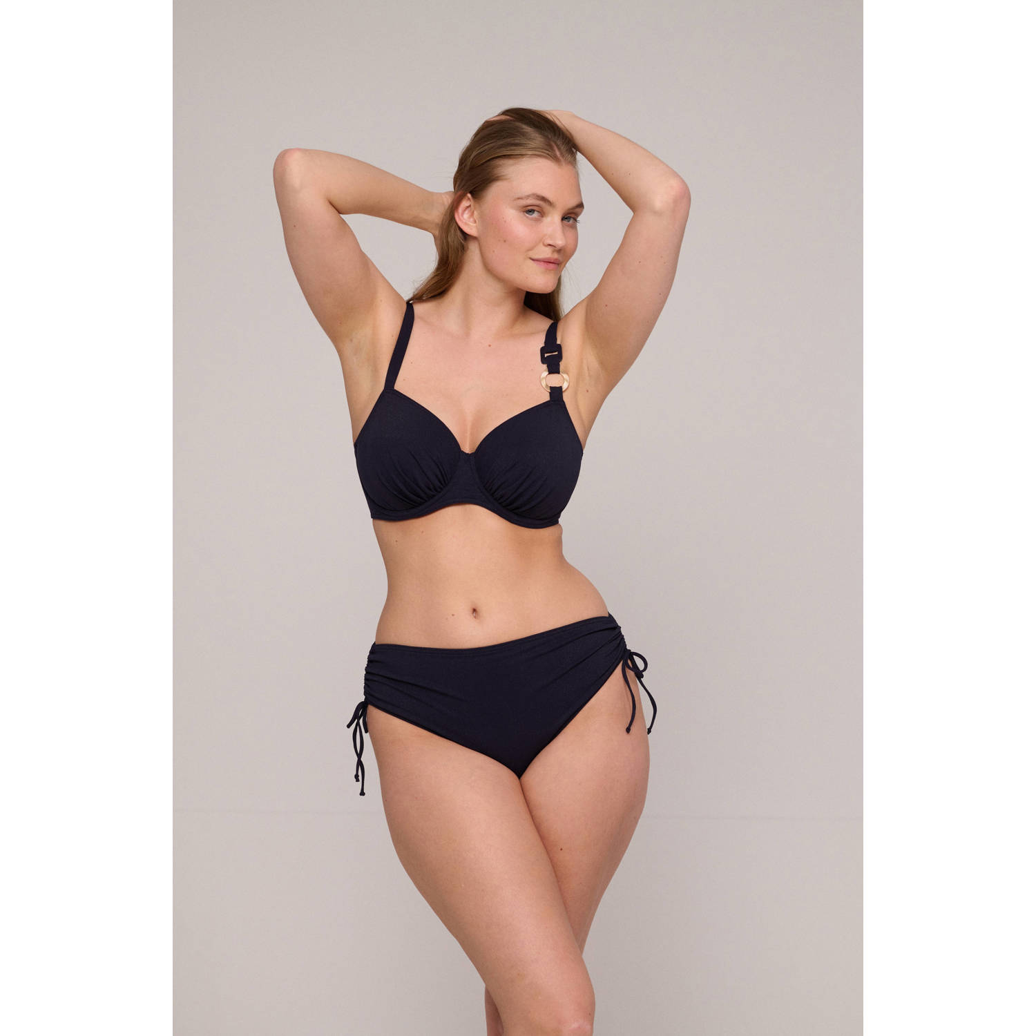 PrimaDonna bikinibroekje Pinner met lurex donkerblauw