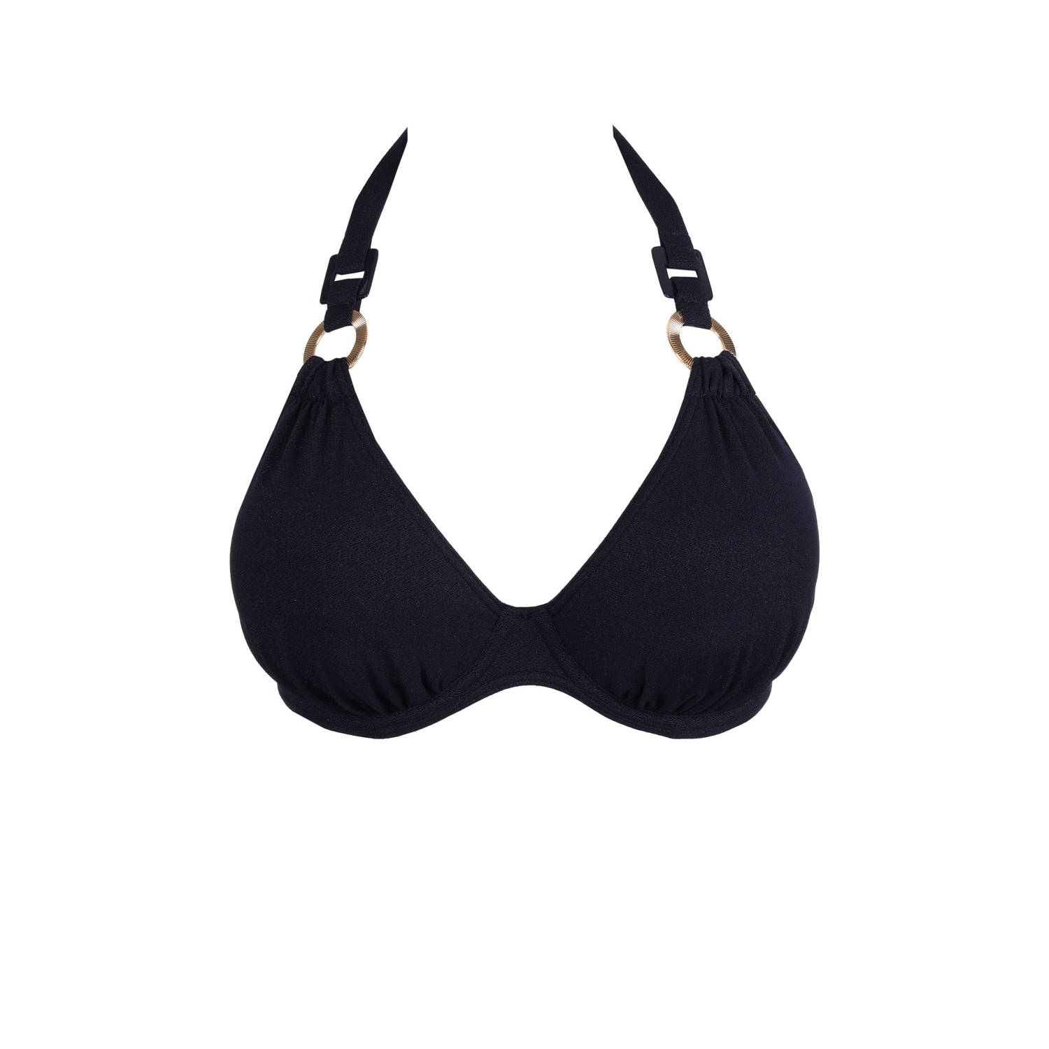 PrimaDonna voorgevormde beugel bikinitop Pinner met lurex donkerblauw