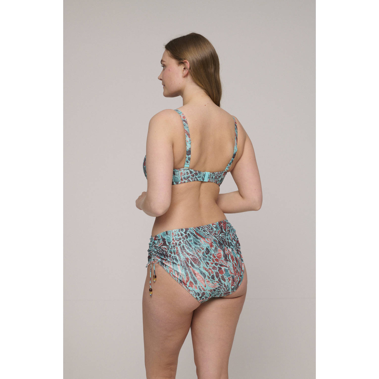 PrimaDonna high waist bikinibroekje Riyad turquoise