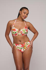 thumbnail: PrimaDonna niet-voorgevormde beugel bikinitop Tanzania wit/rood/groen